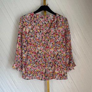 90's Italian Vintage Pastel Floral Shirt